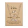 12 Constellation Zodiac Stacked Necklace Horoscope Segno