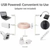 F￤rgglada replampor LED -str￤ngljus USB -driven 40ft 120LEDS Vattent￤ta julbelysningar 8 -l￤gen