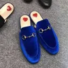Pantoufles pour hommes et femmes chaussures de plage 100% cuir de vachette souple boucle en métal filet infrarouge femmes portant des sandales baotou demi-glisser