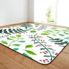 Carpets RULDGEE 1PC Polyester Painted Flower Pattern Carpet For Living Room Kitchen Mat Bedroom Floor Door Decoration