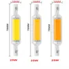 Ampoule COB Tube en verre 78MM 25W 20W 118MM 50W 40W, lampe de remplacement halogène 80W J78 J118 Lamparda Diode Spot AC 220V 110V