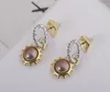 Necklace Earrings Set CSxjd 2023 Luxury Fashion Sun Shape Pearl Drop