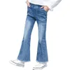 Джинсовые джинсы для девочек джинсы джинсы для ботинок брюки Solid Kids Teenage Spring осень детей для девочек 4 6 9 12 14 лет 296а