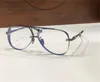 Новые модные дизайнерские оптические очки с металлической оправой 8155 в стиле ретро, простые и стильные высококачественные очки с коробкой, можно делать линзы по рецепту
