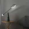 Bordslampor nordisk kreativ justerbar lampa modern minimalistisk vardagsrum studera sovrummet marmorjärn järn