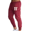 Calça masculina homens chiques chique casual slim fit racksuit de secar rápido os corredores