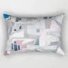 Pillow Decorative Home Throw Pillows Case For Sofa Cover Nordic 30 50cm 40 60 30x50 Geometric Morandi Abstract Yellow Pink 40x