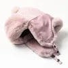 Bérets Enfants Bomber Chapeau Hiver Véritable Bonnet De Fourrure Garçons Filles Chaud Earflap Caps Âge 2-12 Ans Russe Ushanka Enfant Cache-oreilles Chapeaux