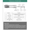 Traitement des pieds Portable soulagement de la douleur corporelle thérapie par ondes de choc soins de santé onde de choc médicale extracorporelle DHL rapide 006