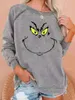 Ful julbes￤ttningar tr￶ja ful jultr￶ja stal Xmas tr￶ja kvinnor gr￶n sweatshirt pullover