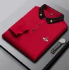 Hommes Polo Shirt Top Grade Nouveau Designer Marque De Mode De Luxe Classique Fit Vêtements Pour Hommes Polos Chemise Casual À Manches Longues Tops Hommes Vêtements