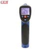 CEM DT-8830 DT-8831 DT-8832 DT-8833 DT-8835 Berührungsloses elektronisches Infrarot-Thermometer, Laserpistole, K-Typ-Sonde, Handheld-Industrie
