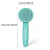 Chat Brosse Peigne Pour Animaux De Compagnie Cheveux Enlève Chien Peigne Pour Chien Chat Toilettage Cheveux Nettoyant Nettoyage Beauté Slicker Brosse Pet Fournitures ss1121