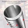 Ferramentas de barra Cocktail Shaker Kit Kit Conjunto de martini com receita Guia de receita Ratção Acessórios de ferramentas de aço inoxidável Construindo o filtro de barman 221121