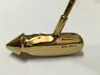 Autres produits de golf Marque Big Dick Putter Gold Big Dick Golf Putter Clubs de golf 3233343536 Arbre en acier avec couvre-chef 221121