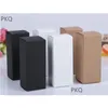 Gift Wrap 100Pcs Gift Wrap 10Ml/20Ml/30Ml/50Ml/100Ml White Black Kraft Paper Packaging Box Dropper Bottle Cosmetics Party Tubes Card Dhfbi