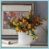 Decoratieve bloemen kransen simatie bloem kunstmatige pastorale roos moderne woonkamer decoraties Noordse arrangement nepbloemen dh3mr