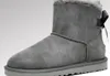 Nieuwe dames sneeuwschoenen stijl waterdichte koe suede lederen winter dame buitenlaarzen merkmaat us3-13