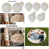 Blankets Tortilla Blanket Letter Printing Rug Round Burrito Small Carpet For Office Home Cam Picnic Outdoor Dropship Drop Delivery G Dhvjv