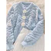 Zweiteiliges Kleid Freizeitkleider Koreanische Mode Frau Pullover Set Blau Lose Stricken Strickjacke Mantel Weibliche Hohe Taille Rock Zweiteiler Frühling Herbst 221121