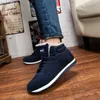 أحذية Men Winter Shoes Mans Footwear دافئ فرو الثلج في الكاحل Botas Hombre للأحذية الرياضية الفخمة بالإضافة إلى الحجم 221119