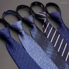 Bow Ties High Quality 2022 Designers Brands Fashion Business Casual 8cm For Men Zipper Slipsar Formellt arbete med presentförpackning