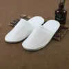 1 Pair of HighEnd Hotel Disposable Slippers White Baotou B or B Room Amenities Nonslip Duffle slippers J220716