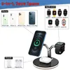 Iphone For Samsung Apple Wireless Charger 15W Chargers 3 In 1 Magnetic Fast Charging Station For Magsafe 12 Pro Max Watch Air pods Pros