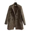 Mélanges de laine pour femmes M-6XL Femmes Manteau Automne Hiver Mode Mère Pardessus Col Roulé Plaid Slim Long Tweed en Survêtement Femme 221121