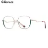 Sunglasses Frames 54969 New Style Anti Blue Light Computer Eyeglasses Spring Hinge Metal Optical Glasses Frames Women Fashion Eyewear T2201114