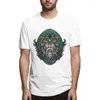 Camisetas masculinas Zeus Gravura Ornament Summer Tops Men T-shirt Manga curta 3D Impressa Streetwear Algodão O-Golaco