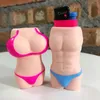 Estojo de isqueiro de corpo sexy novo para clipper isqueiro BIC casal amantes presentes isqueiros capa à prova d'água isqueiro de silicone