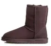 HOT WGG Femmes bottes Court Mini Australie Classique Genou Hauteur Bottes De Neige D'hiver Designer Bailey Arc Cheville Noeud Papillon Noir Gris Châtaigne Rouge 36-41