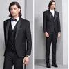 Mens Suits Blazers Manmaid Jaqueta de Vestido de Vestido de Justiça 3Pieces Blazer masculino Slim Fit Tuxedo Somem penteado de peito casual mass de mai de moda 221121