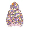 mens oversized designer hoodie women luminous sweatshirts camo shark hoodies letters zipper hoody top 20 colors M-XXXL