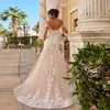 2023 Mermaid Wedding Dresses Exquisite Lace Appliques bridal gown Custom Made Plus Size Sweep Train Tulle Bridal Gowns