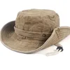 Man Outdoor Man Busket 2022 Drukuj Mens Cap Summer Retro Bawełna Słońce Panama Dżungla wędkarstwo S Dad Hats