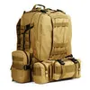 Wholesale Outdoor Waterproof Hiking Survival Bag Black Tactical Backpack