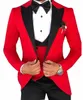 Мужские костюмы Blazers Custom Made Terno Slim Groom Tuxedos Свадебный костюм Masculino Jacketpantvest SS 3 штуки для 221121