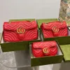 مصمم الكتف حقيبة اليد حقيبة كروس 3 مقاس الأزياء الأزياء الكلاسيكية الشعارات المعدنية حقيبة جلدية القابض محفظة محفظة سيدات السيدات