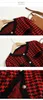 Robe deux pièces robes décontractées KUSAHIKI coréen oiseau treillis mode ensembles femmes automne élégant col en v à manches longues tricots taille haute Aline pull jupe