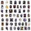 Pack of 53Pcs Gothic Witch Stickers No-Duplicate Waterproof Vinyl Sticker for Luggage Skateboard Notebook Laptop Water Bottle Phone Case Helmet Guitar Car Decals