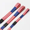 Hundehalsbänder MIDG American Flag Print Leine Seil Small Medium Pet Supplies