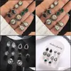 Dangle Chandelier 5 PCS مجموعة من اللؤلؤ من اللؤلؤ اللؤلؤات اللؤلؤة مجموعة الأذن Ball Ear Bud Jewelry Gift for Women Girls Drop Delivery Opring DHE95