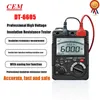 CEM DT-6605 High Voltage Insulation Resistance Tester AC / DC Voltage Measurement High Precision Insulation Meter Megger New.