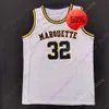 Maquette Golden Eagles Basketball Jesey NCAA College Kam Jones Olivie-Maxence Pospe Oso ighodao Tyle Kolek Joplin Mitchell