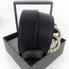 2022 Fashion Womens Men Designers Belts Leather Black Bronze Buckle Classic Casual Pearl Belt Width 3.8cm NO Box