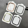 Proteggi schermo in vetro temperato Iwatch 49mm per apple watch S8 Ultra 49mm Colore elettrolitico in metallo ultrasottile