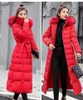 Femmes Down Parkas Femmes Automne Hiver Mode Brun Noir Chaud Épais Manteau Veste Oversize Vintage De Luxe À Capuche Longs Manteaux Parka 221121