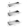 Storage Bottles Stainless Steel Flatware Drying Rack Draining Baset For Forks Spoons Chopsticks Kitchen Disinfection Cabinet Drawer